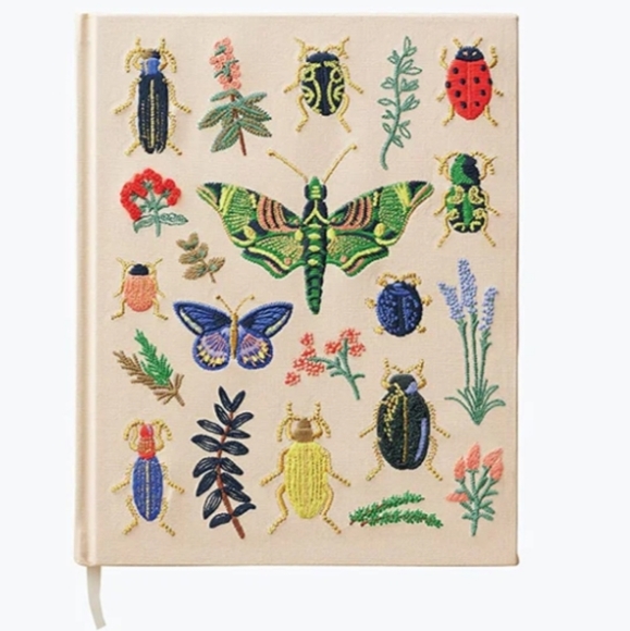 Rifle Paper Co. Other - Rifle Paper Co. - Embroidered Fabric Sketchbook